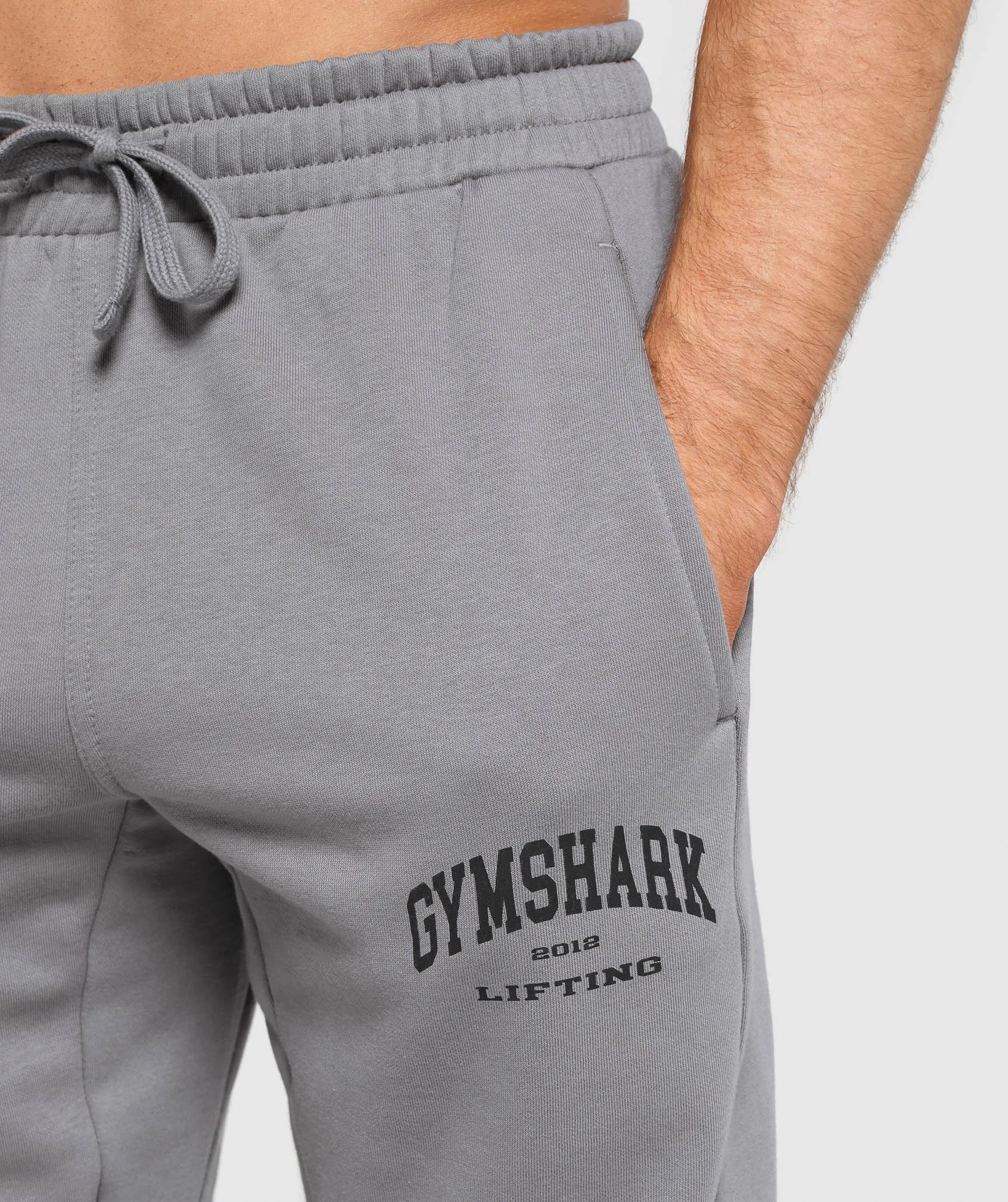 Gymshark 2012 Lifting Joggers - Medium Grey sold by Gymshark product image thumbnail 4