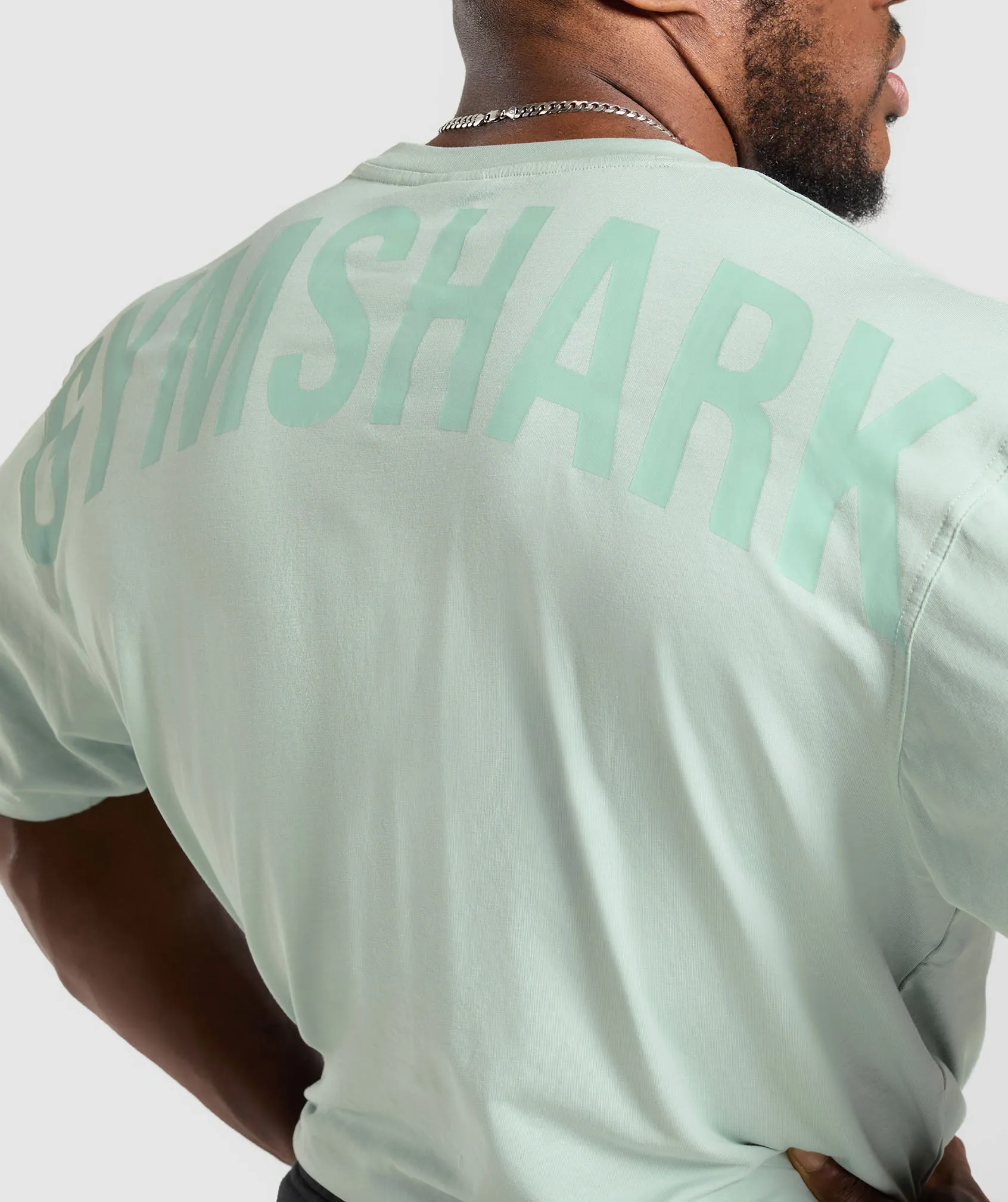 Gymshark Power T-Shirt - Cool Turquoise sold by Gymshark product image thumbnail 5