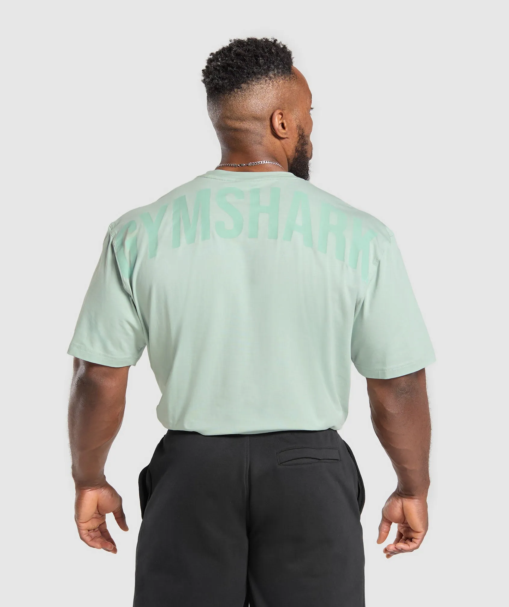 Gymshark Power T-Shirt - Cool Turquoise sold by Gymshark