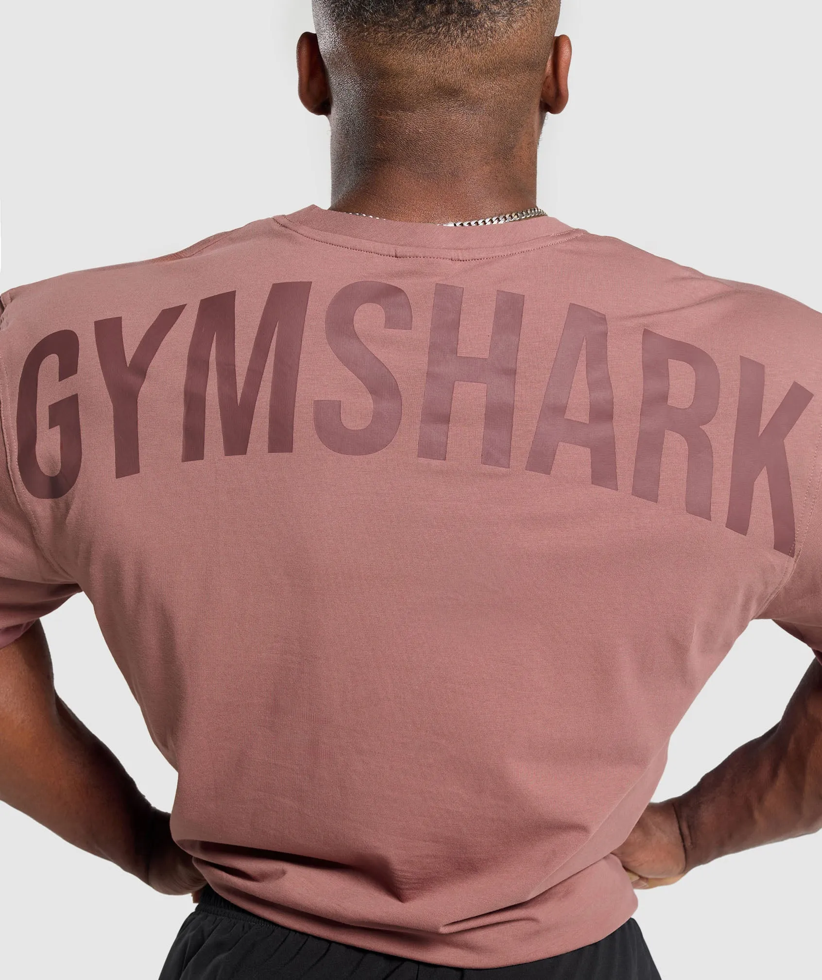 Gymshark Power T-Shirt - Brick Brown sold by Gymshark product image thumbnail 4