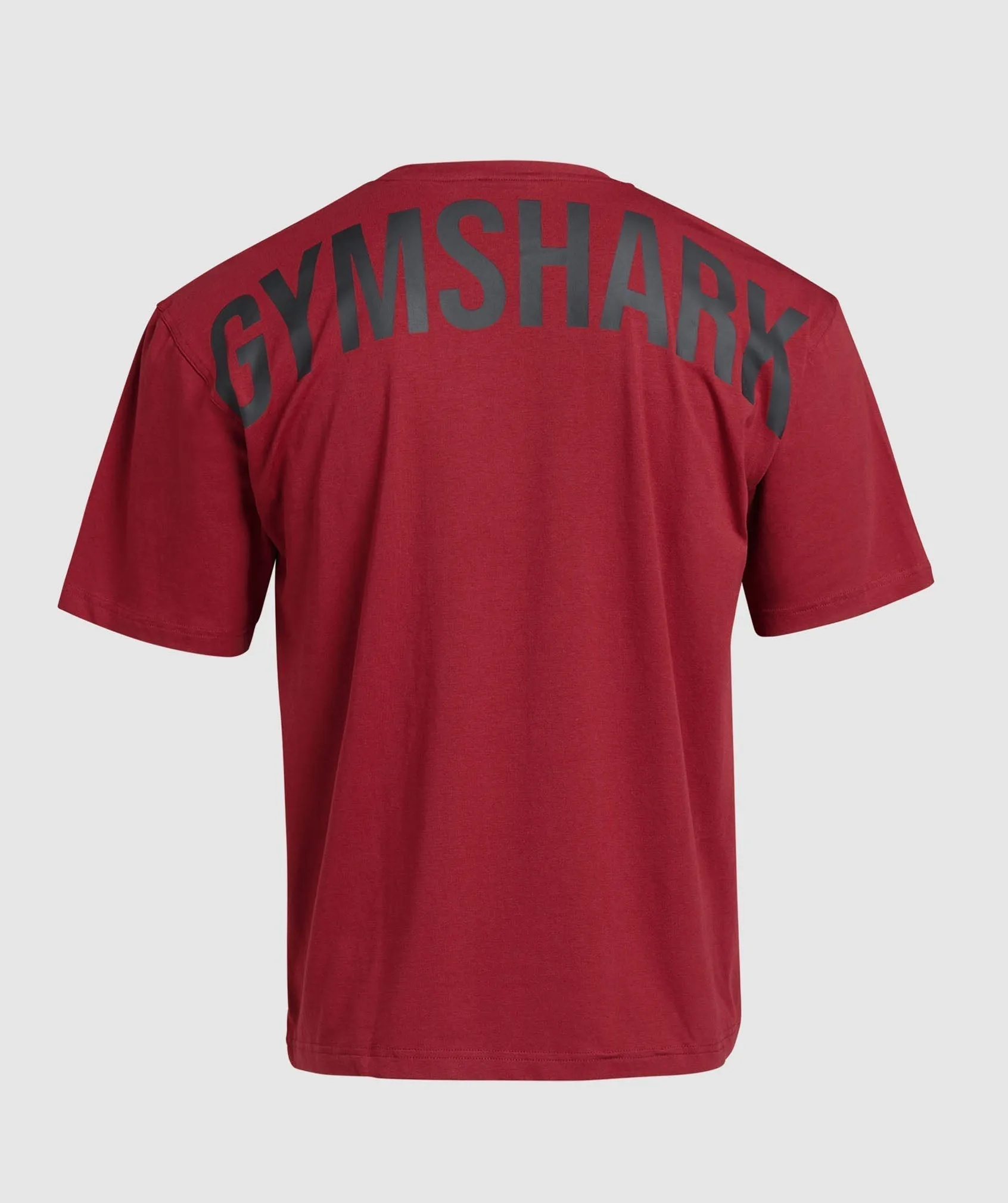 Gymshark Power T-Shirt - Reps Red/Black sold by Gymshark product image thumbnail 5
