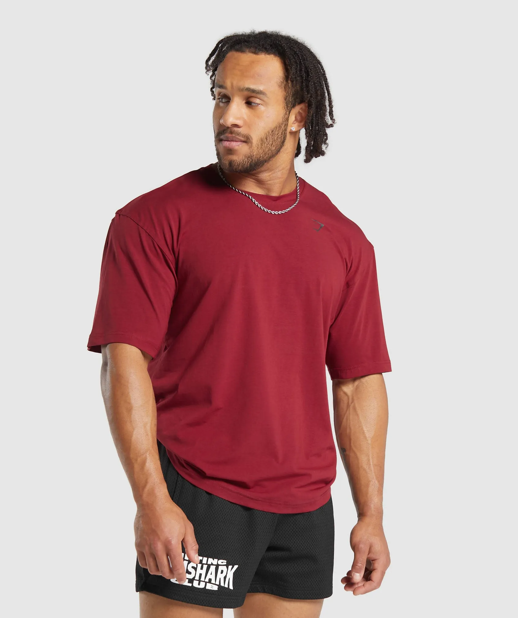 Gymshark Power T-Shirt - Reps Red/Black sold by Gymshark product image thumbnail 3