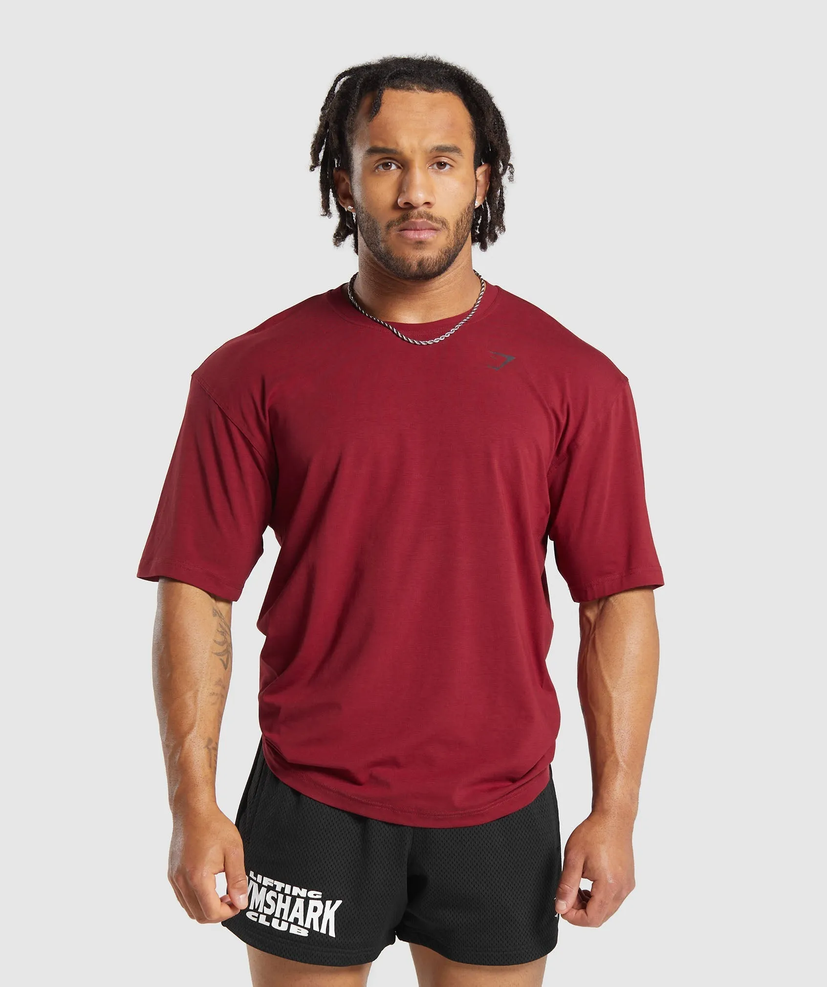 Gymshark Power T-Shirt - Reps Red/Black sold by Gymshark product image thumbnail 2