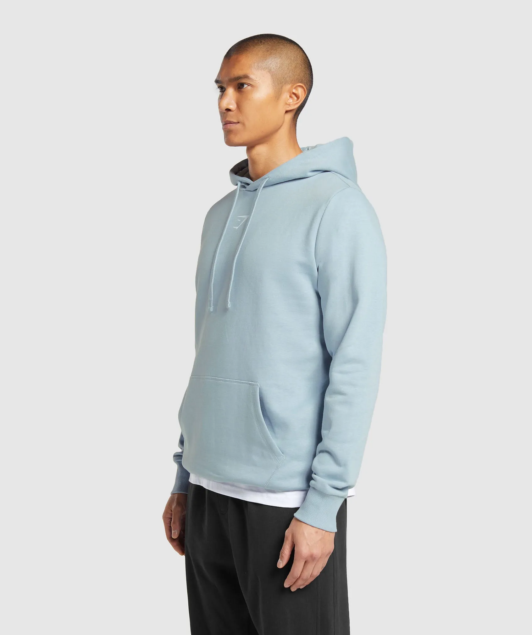 Gymshark Hybrid Wellness Hoodie - Salt Blue sold by Gymshark product image thumbnail 3
