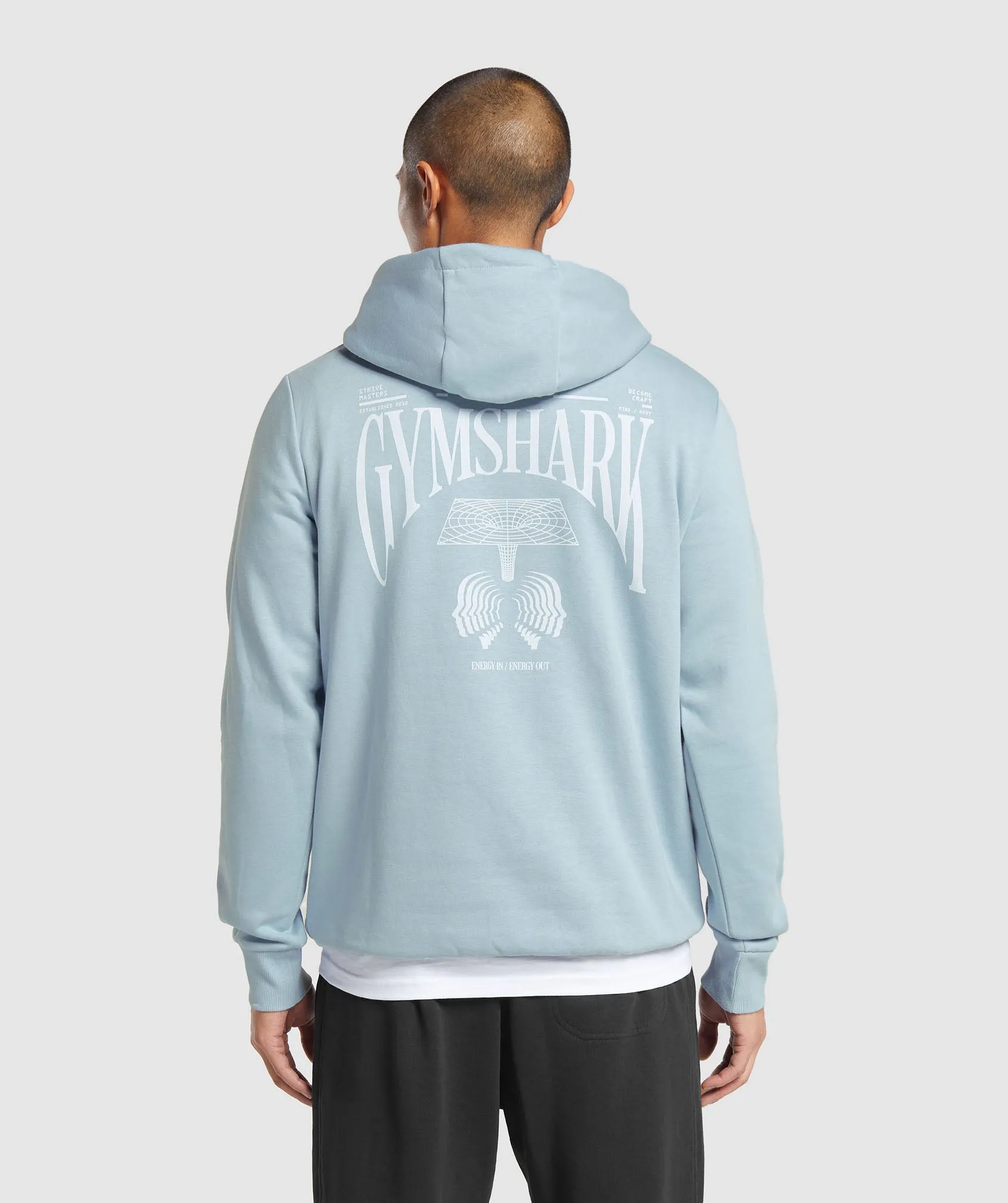 Gymshark Hybrid Wellness Hoodie - Salt Blue sold by Gymshark
