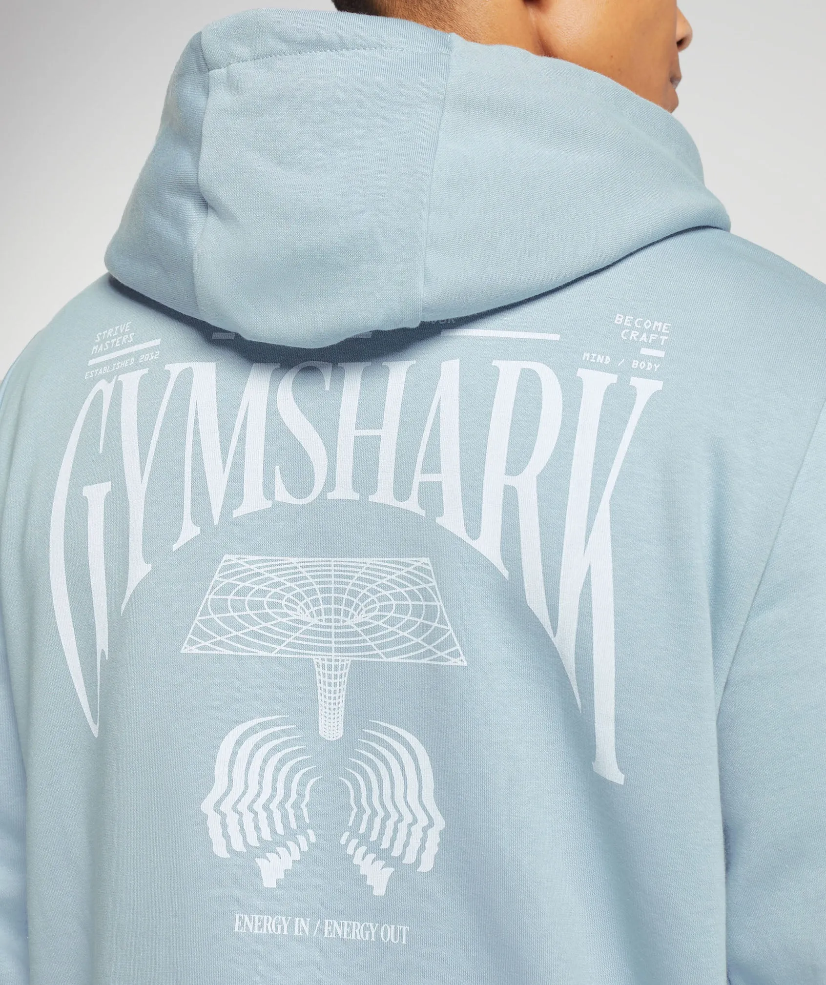 Gymshark Hybrid Wellness Hoodie - Salt Blue sold by Gymshark product image thumbnail 5