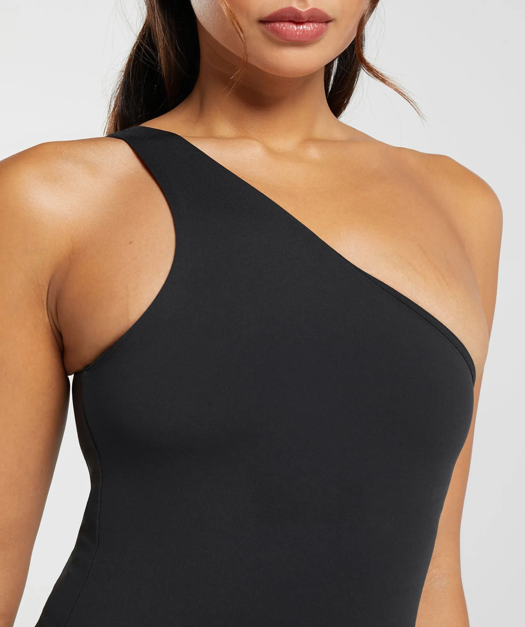 Gymshark Asymmetric Shelf Tank - Black sold by Gymshark product image thumbnail 5
