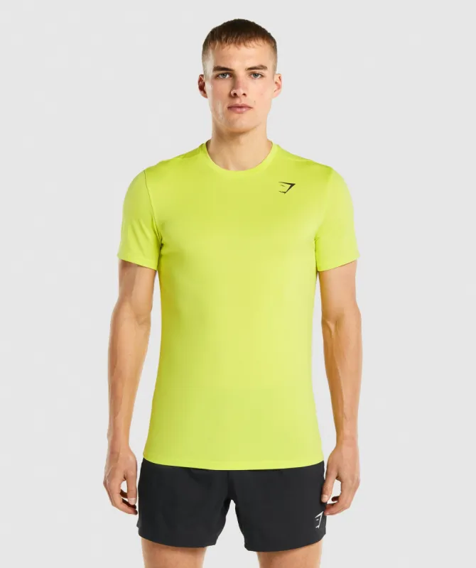 Gymshark Arrival T-Shirt - Yellow sold by Gymshark