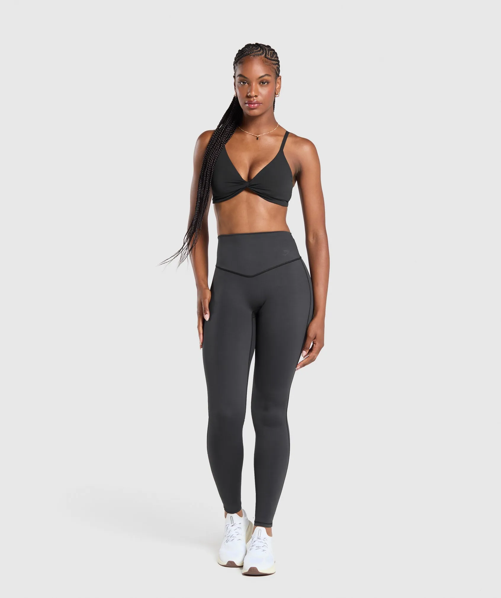 Gymshark Twist Front Bralette - Black sold by Gymshark product image thumbnail 4
