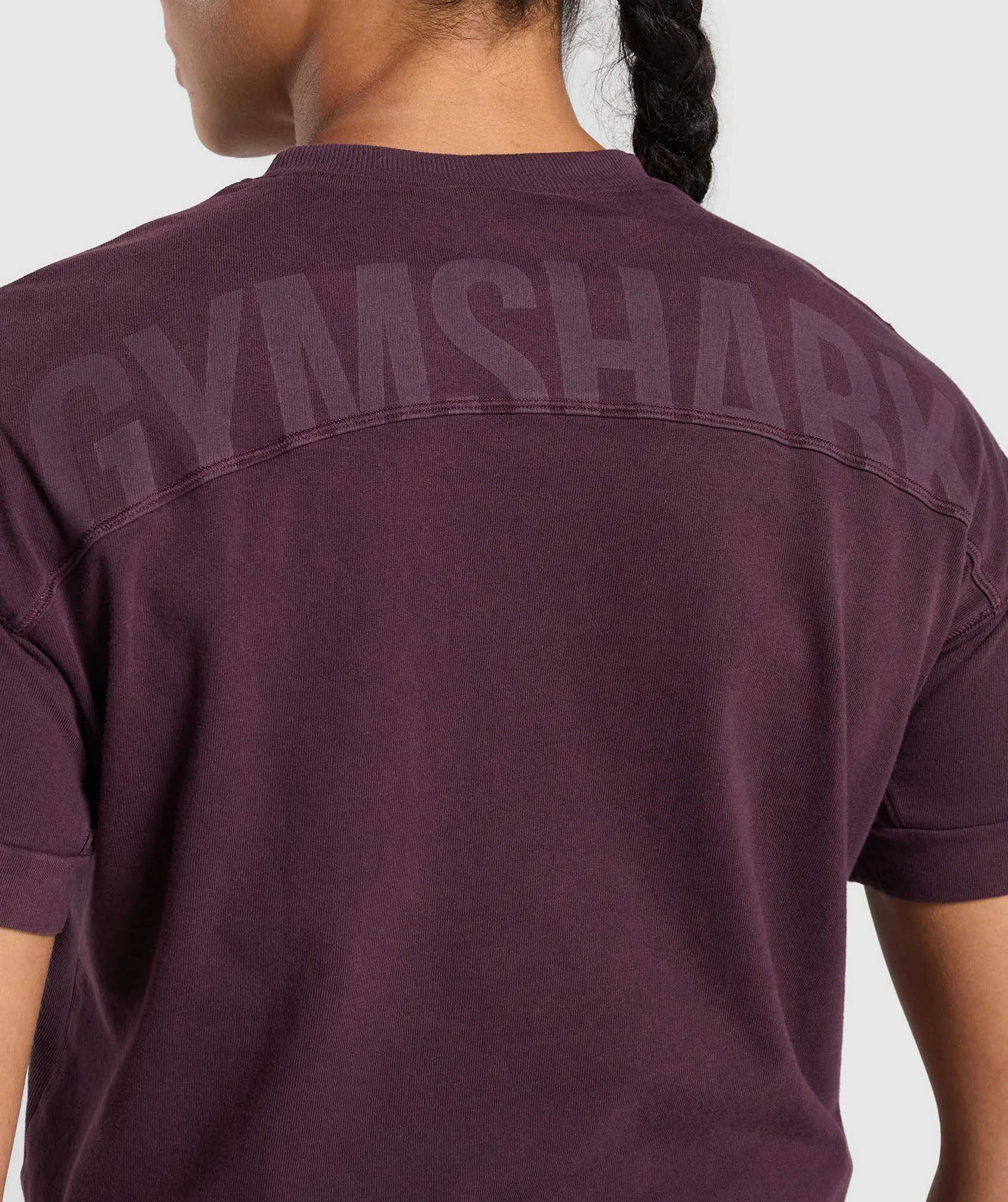 Gymshark Elevated Gymshark Power T-Shirt - Depth Purple sold by Gymshark product image thumbnail 5