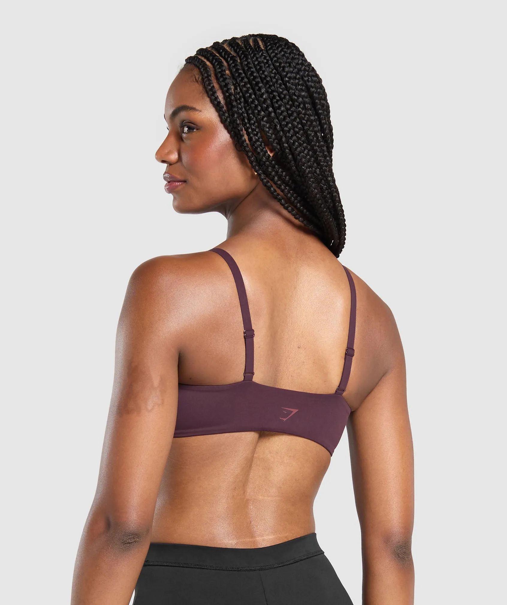 Gymshark Twist Front Bralette - Depth Purple sold by Gymshark product image thumbnail 2