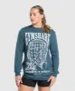 Gymshark Strength In Numbers Long Sleeve Top - Cargo Blue sold by Gymshark
