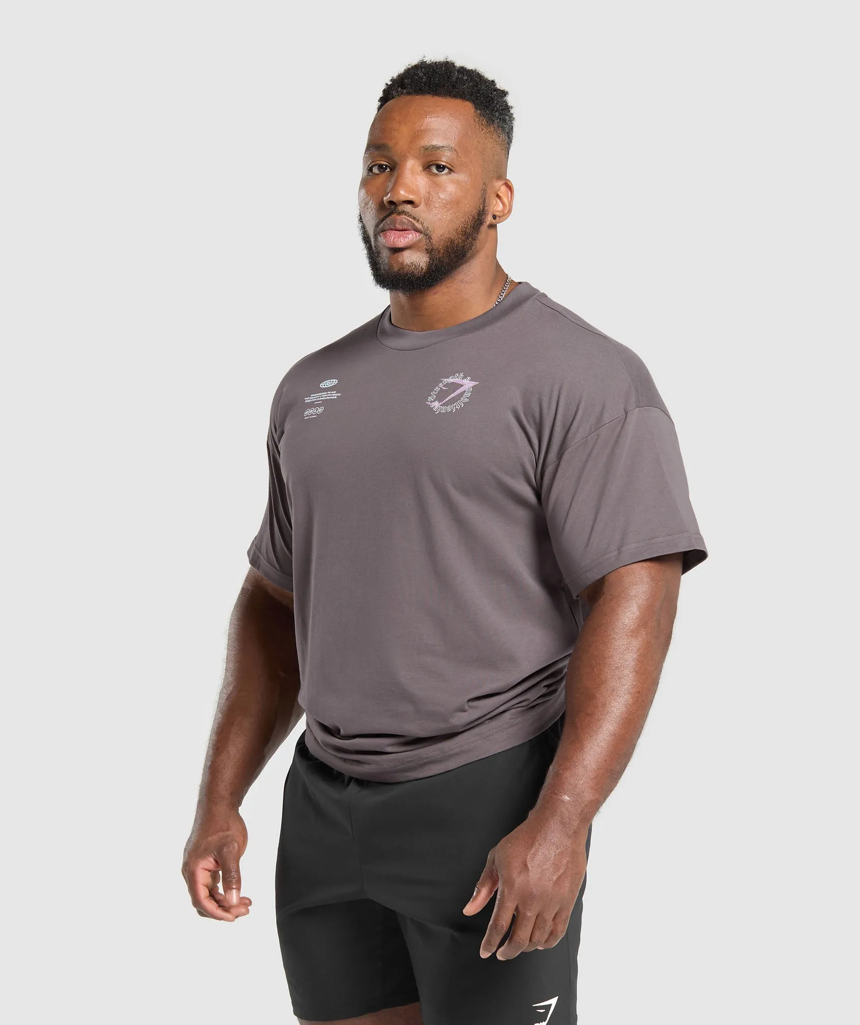 Gymshark Strength and Conditioning T-Shirt - Brushed Purple sold by Gymshark product image thumbnail 3