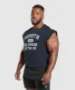 Gymshark Graphic Cut Off T-Shirt - Heavy Blue sold by Gymshark