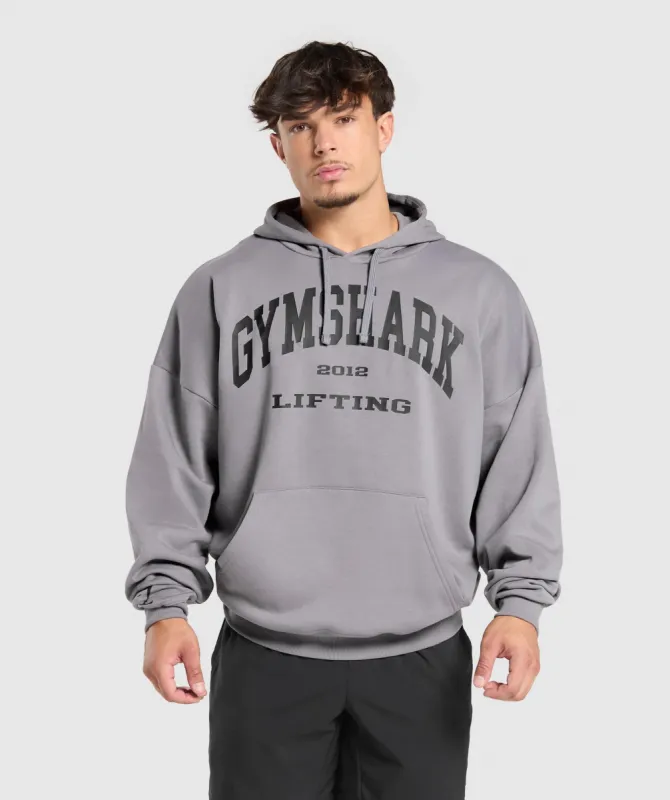 Gymshark 2012 Lifting Hoodie - Medium Grey sold by Gymshark