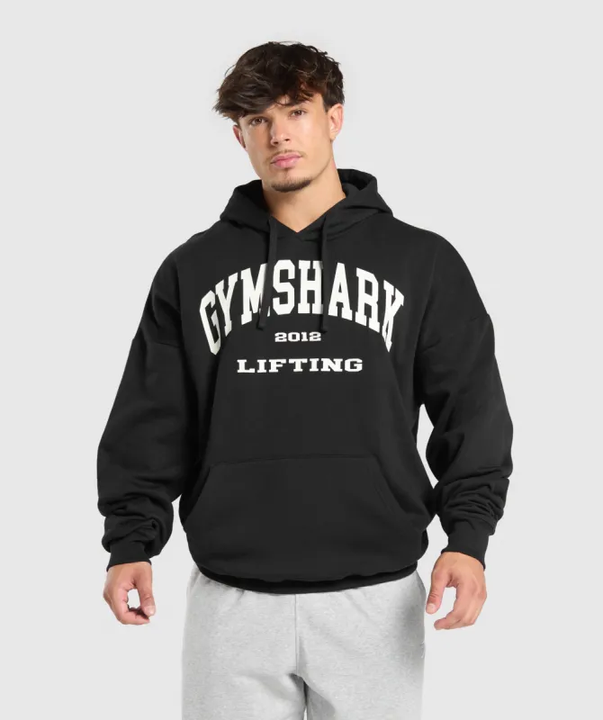 Gymshark 2012 Lifting Hoodie - Black sold by Gymshark