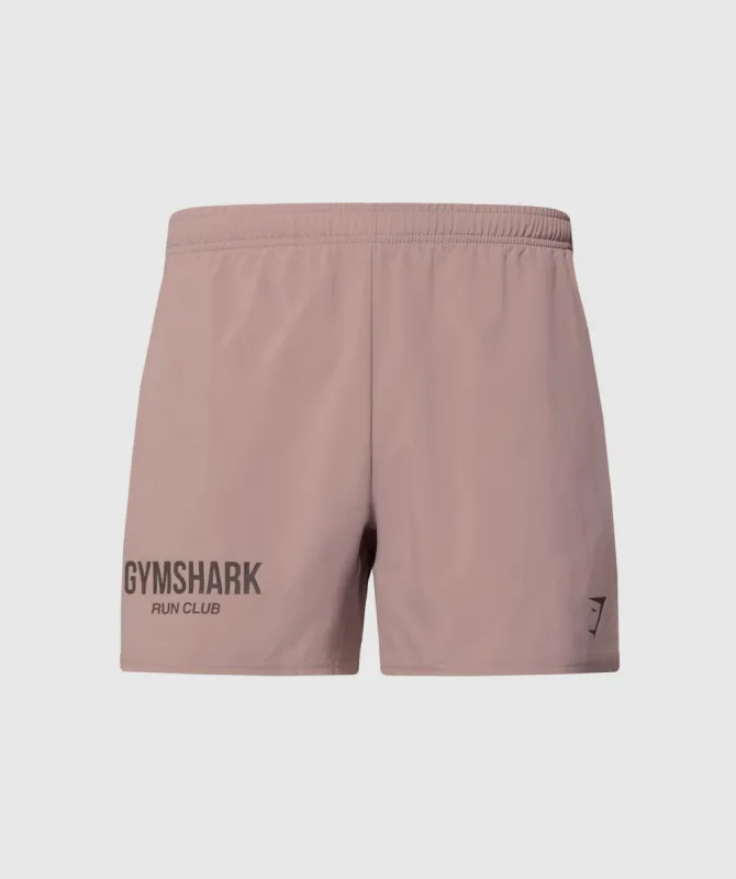Gymshark Running Dept. 5" Shorts - Powder Mauve sold by Gymshark