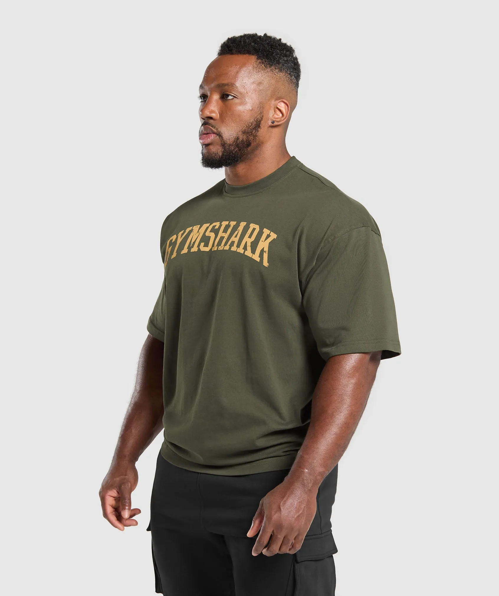 Gymshark Collegiate T-Shirt - Strength Green sold by Gymshark product image thumbnail 3