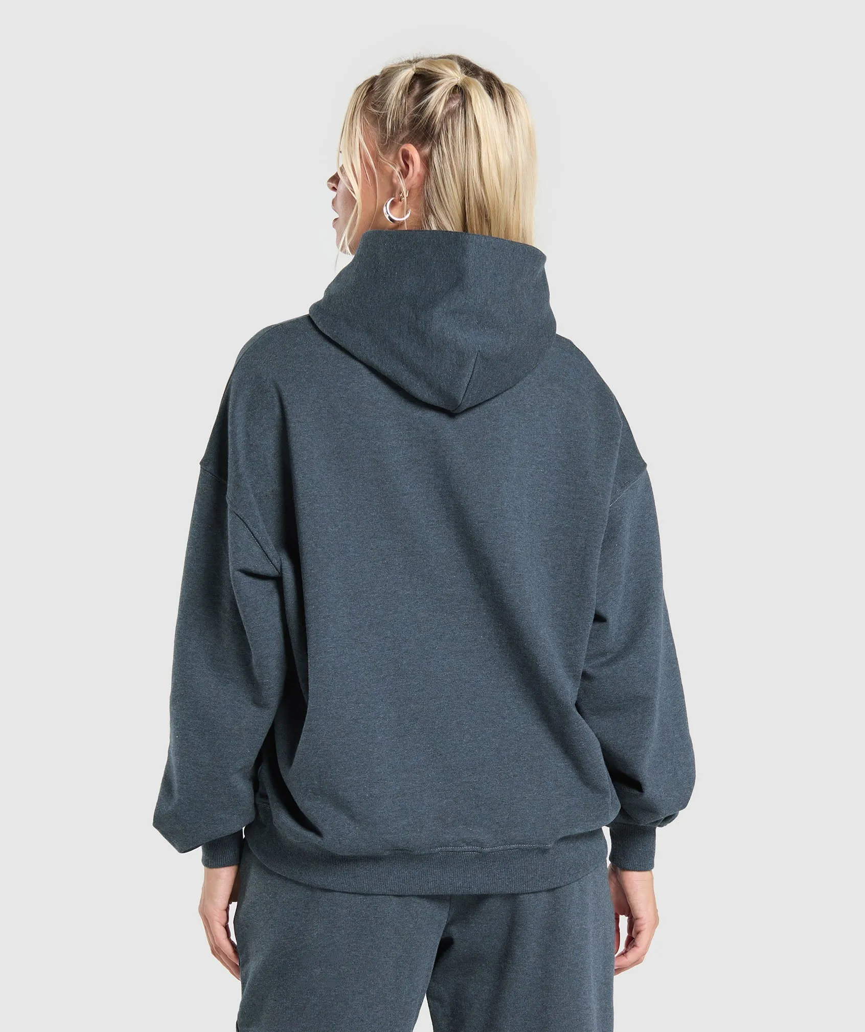 Gymshark Rest Day Sweats Hoodie - Indigo Blue Marl sold by Gymshark product image thumbnail 2