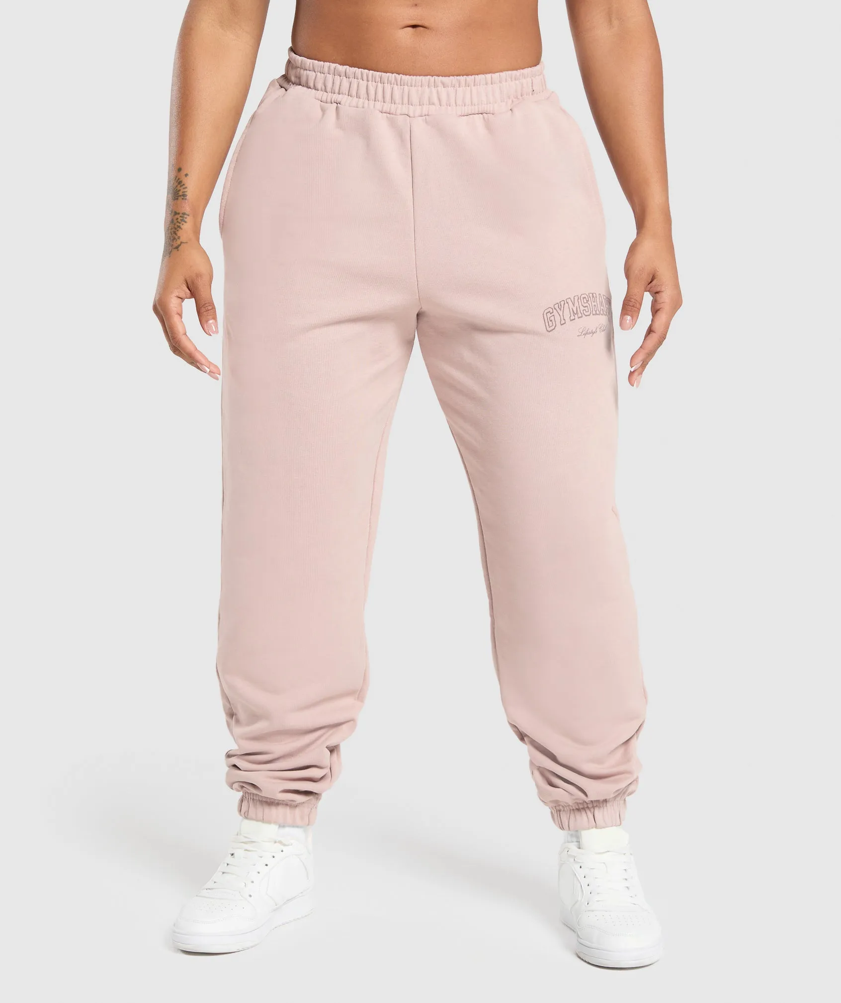 Gymshark Collegiate Joggers - Muted Pink sold by Gymshark product image thumbnail 2