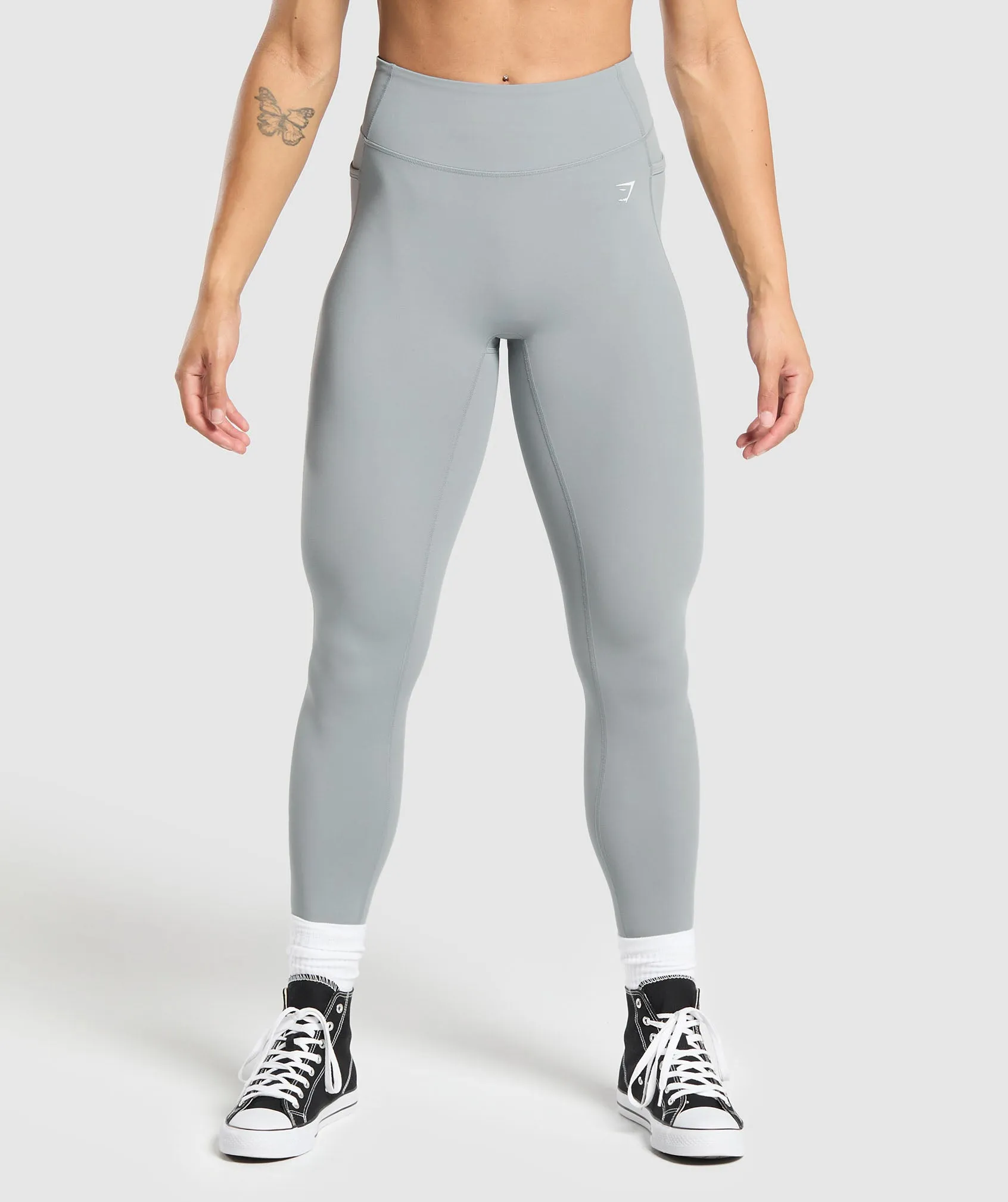 Gymshark Lifting Pocket Leggings - Denim Grey sold by Gymshark product image thumbnail 2