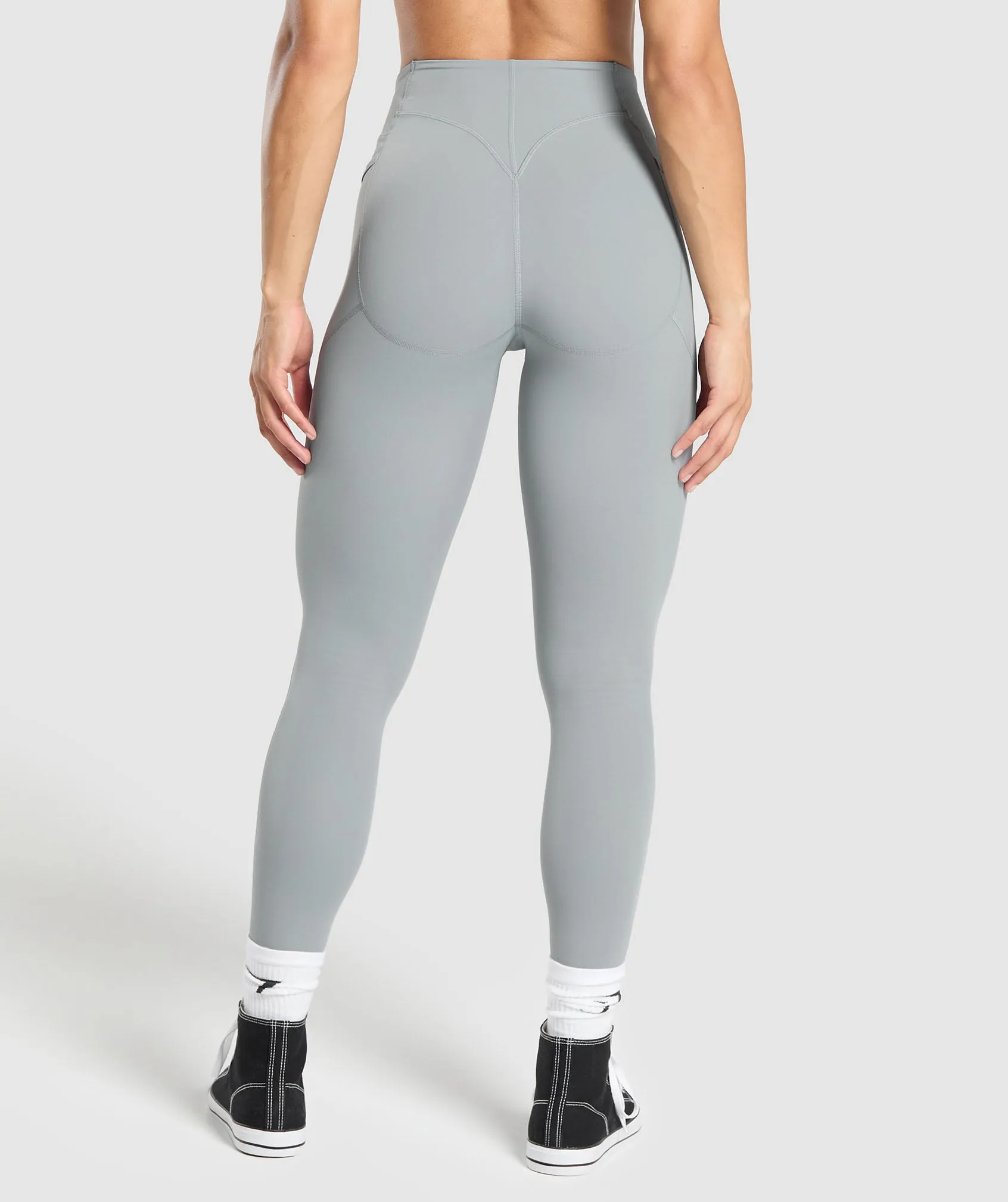Gymshark Lifting Pocket Leggings - Denim Grey sold by Gymshark product image thumbnail 3
