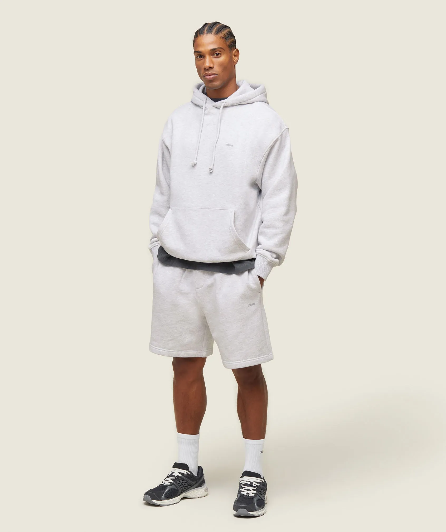 Gymshark everywear Relaxed Hoodie - Soft Grey Marl sold by Gymshark product image thumbnail 2