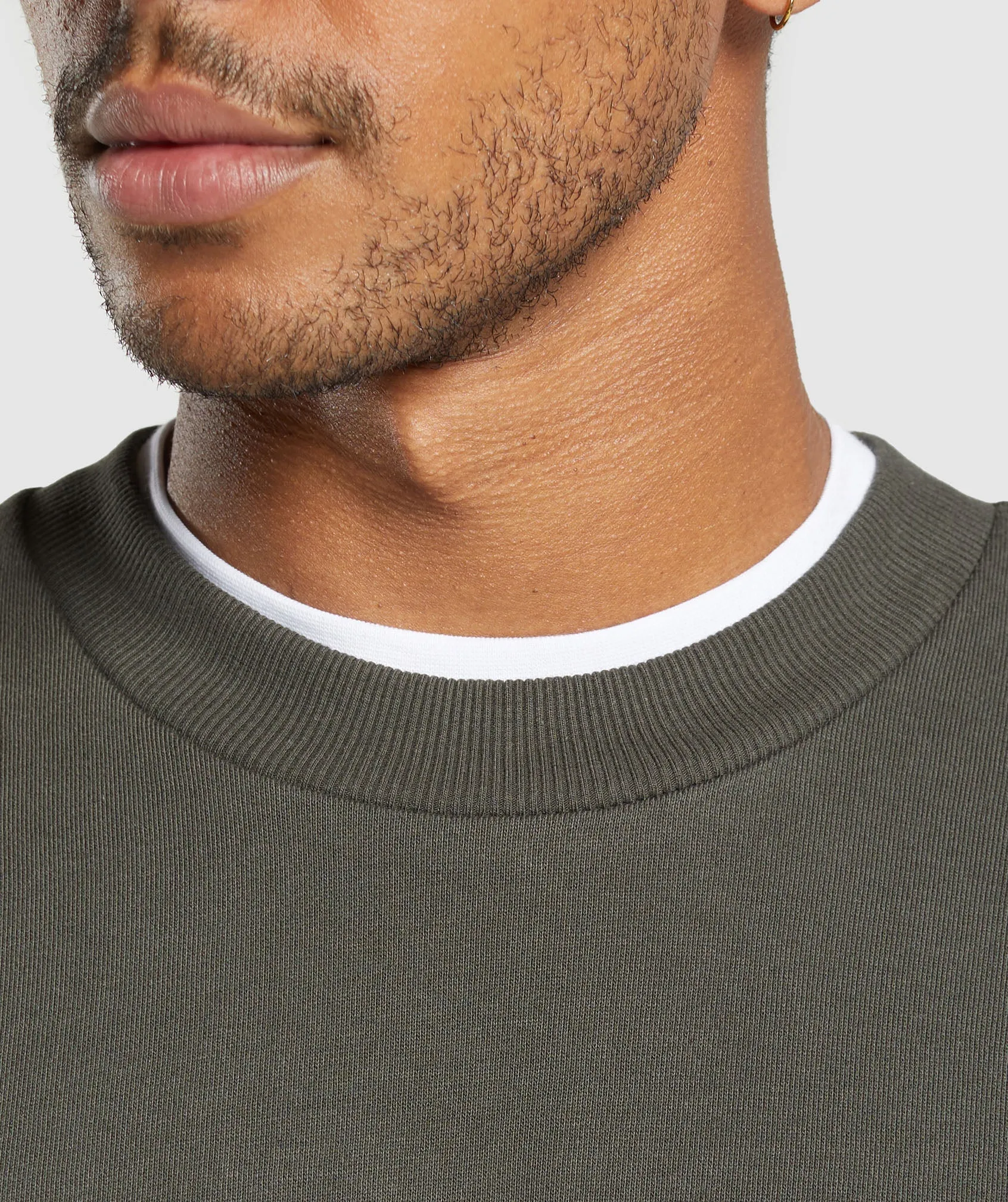 Gymshark Rest Day Essentials Crew - Strength Green sold by Gymshark product image thumbnail 4