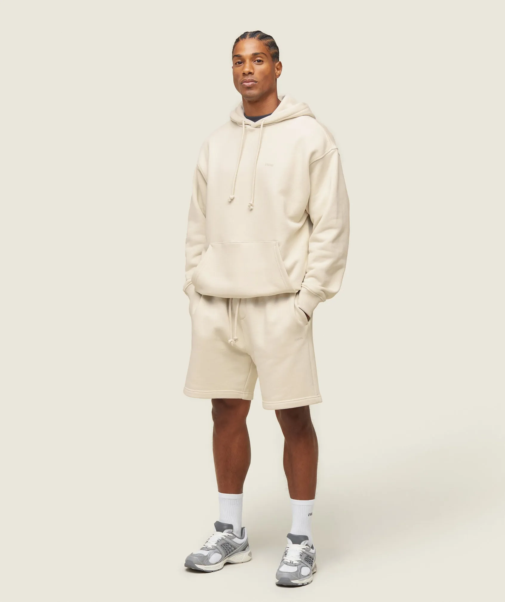 Gymshark everywear Relaxed Hoodie - Oat White sold by Gymshark product image thumbnail 4