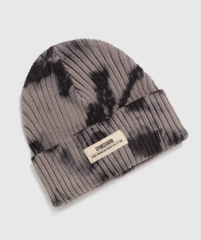 Gymshark Tie Dye Beanie - Black sold by Gymshark