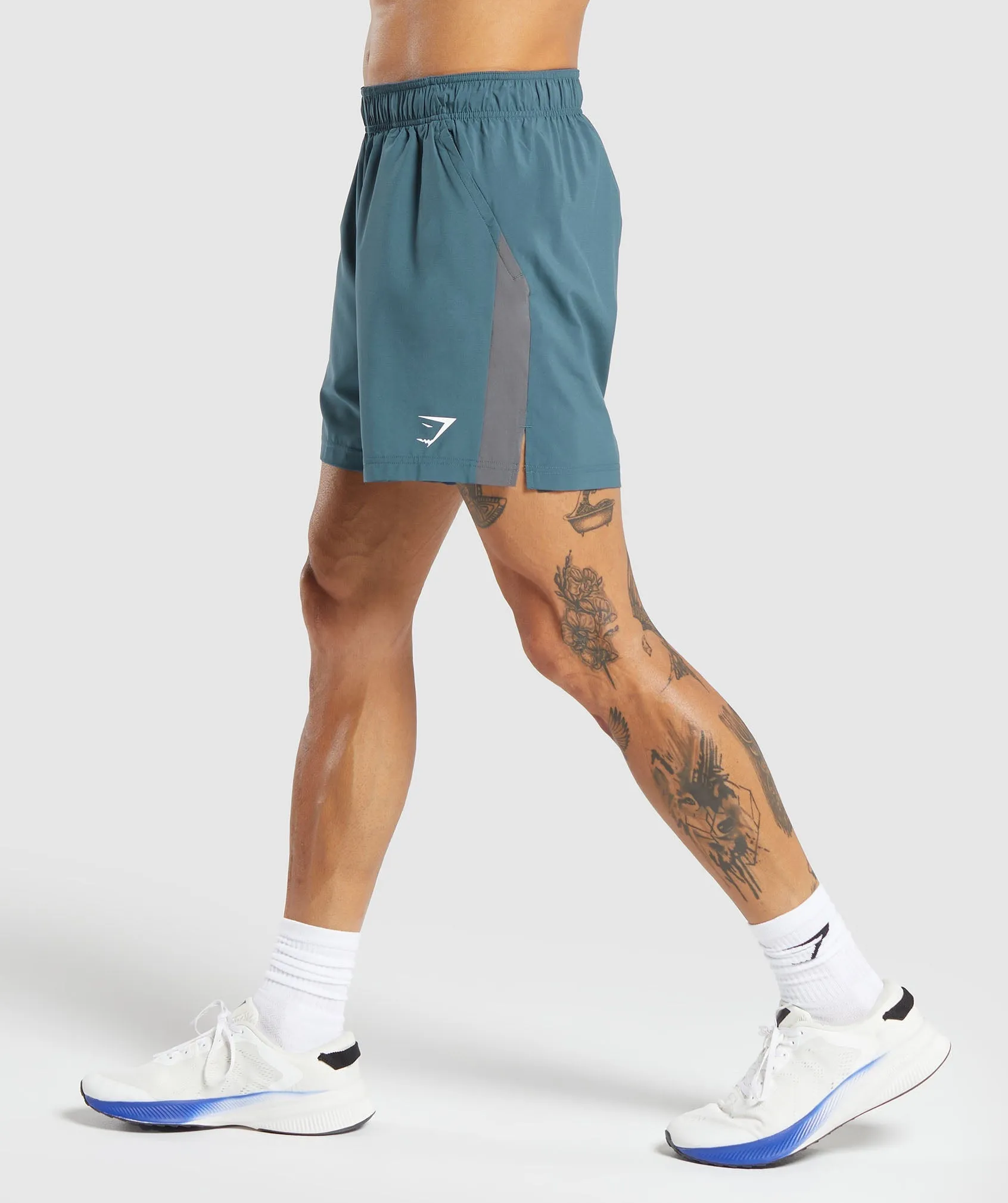 Gymshark Sport 7" Shorts - Cargo Blue/Grey sold by Gymshark product image thumbnail 3