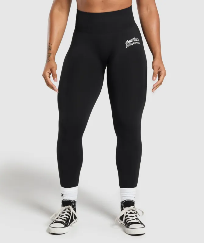 Gymshark Lifting Essentials Leggings - Black sold by Gymshark