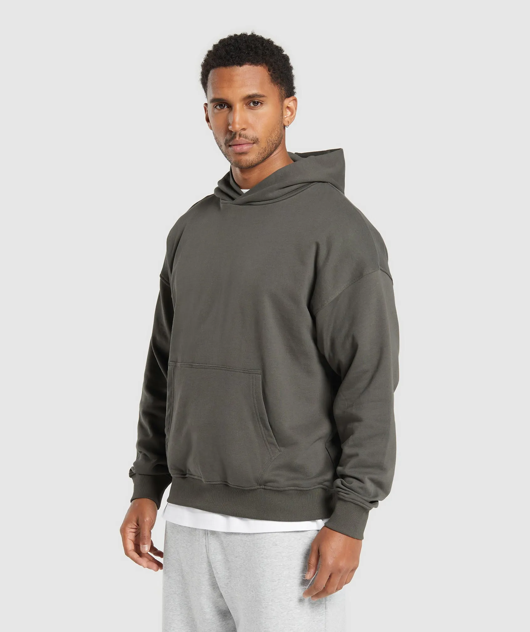 Gymshark Rest Day Essentials Hoodie - Strength Green sold by Gymshark product image thumbnail 3