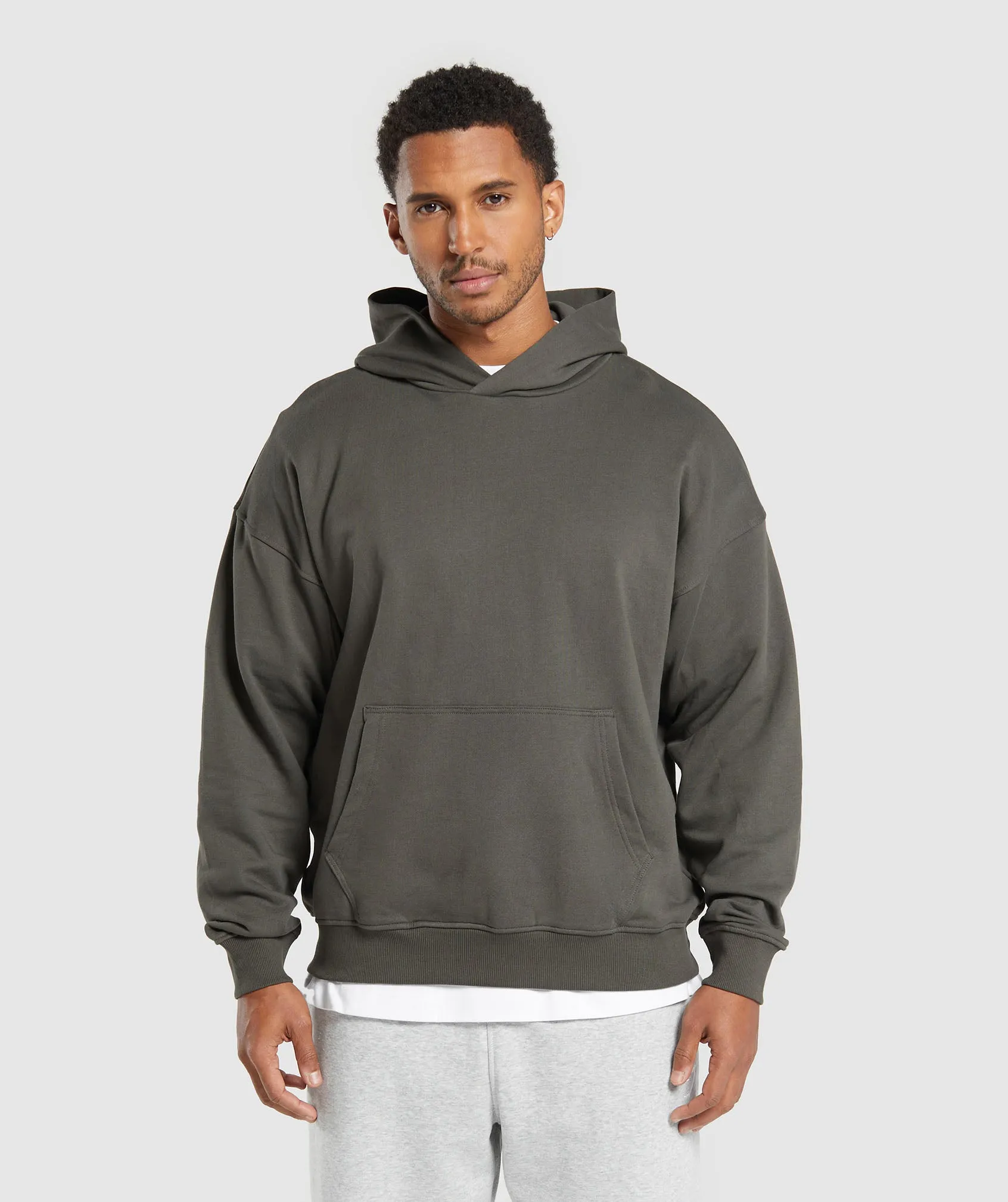 Gymshark Rest Day Essentials Hoodie - Strength Green sold by Gymshark