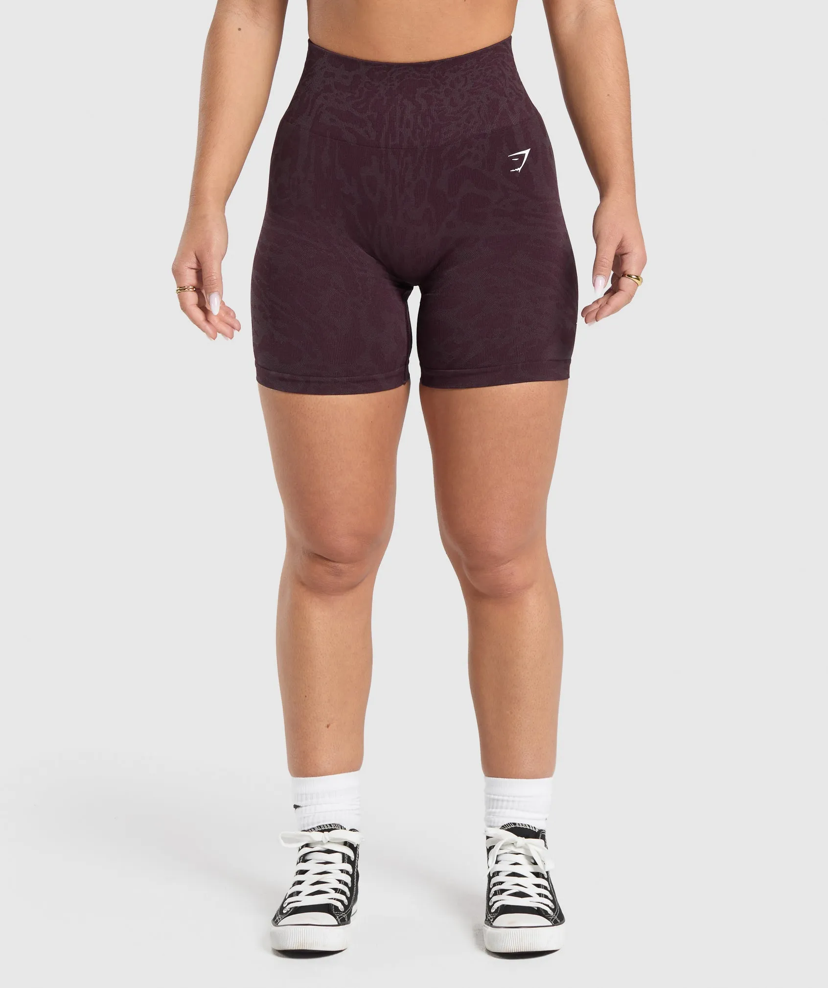 Gymshark Adapt Safari Seamless Shorts - Depth Purple/Greyed Purple sold by Gymshark