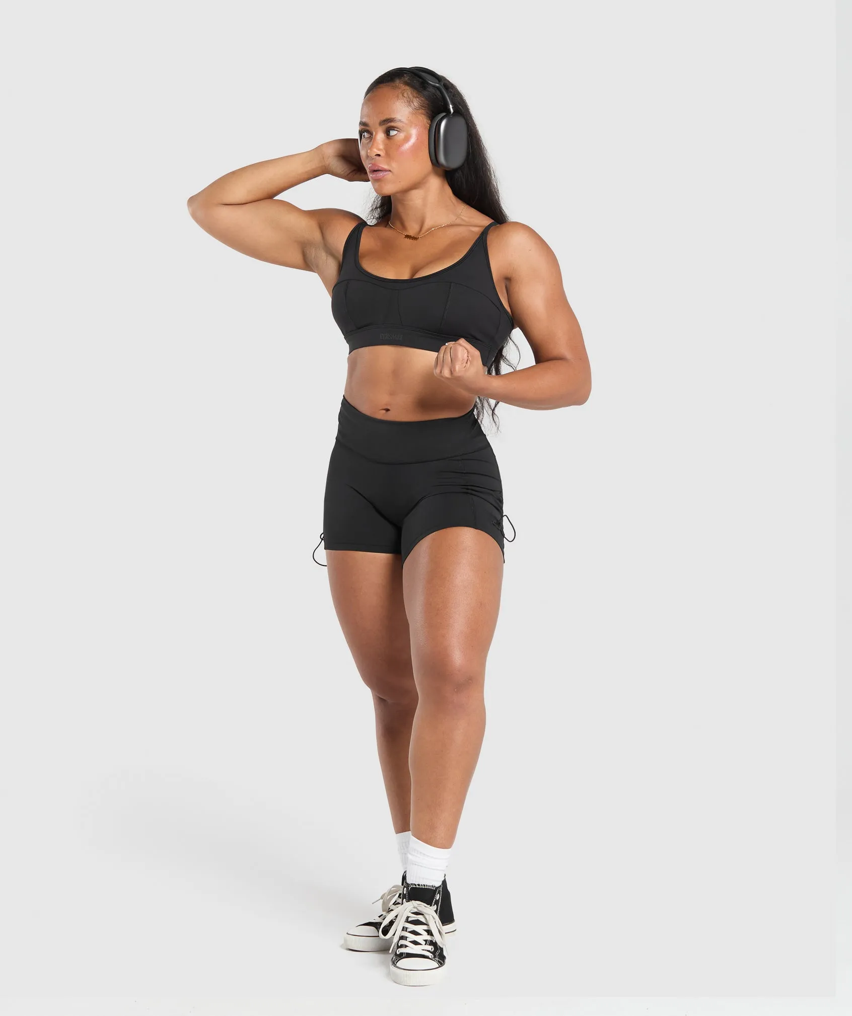 Gymshark Superset Sports Bra - Black sold by Gymshark product image thumbnail 4