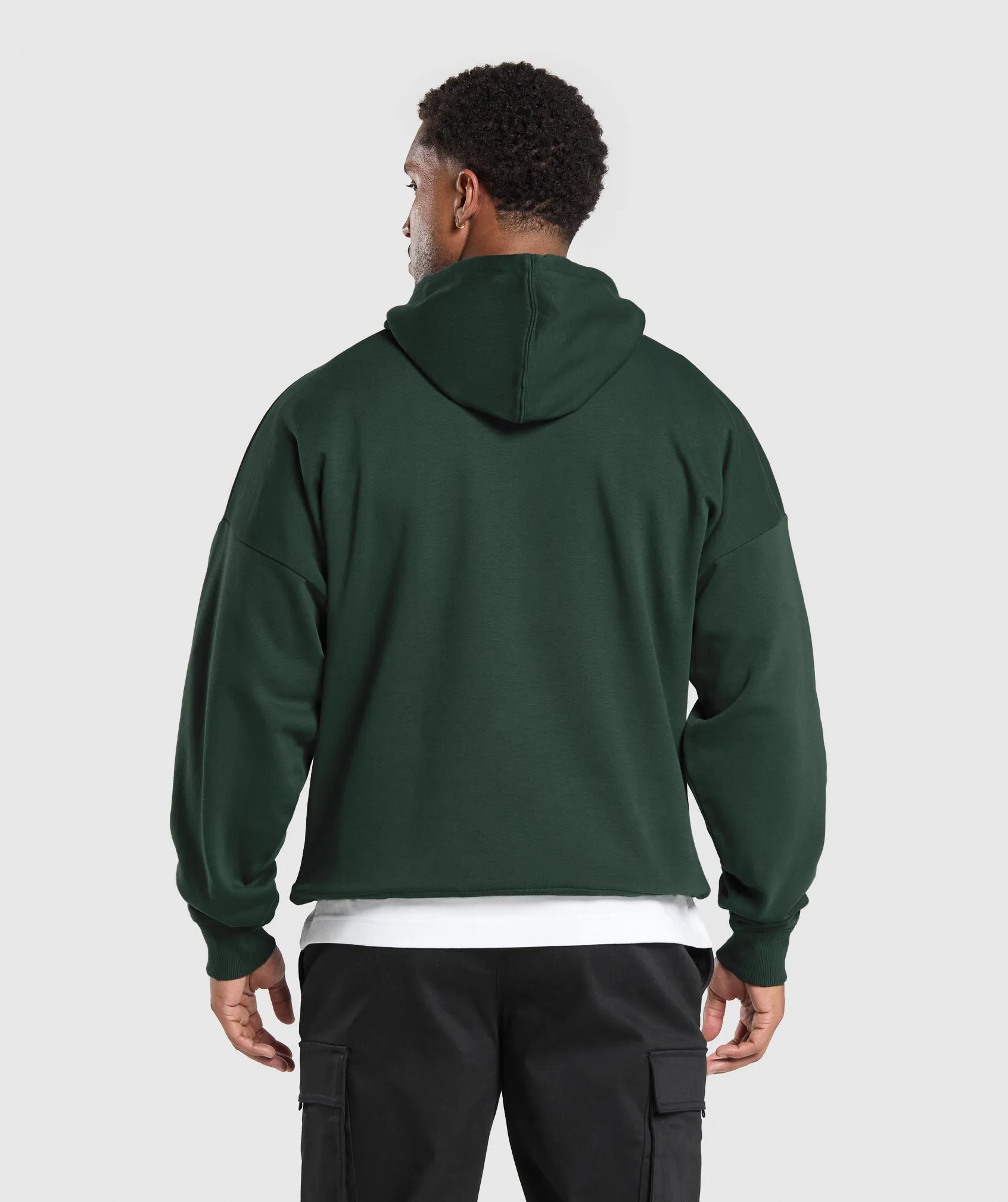 Gymshark Crest Oversized Hoodie - Victory Green sold by Gymshark product image thumbnail 2