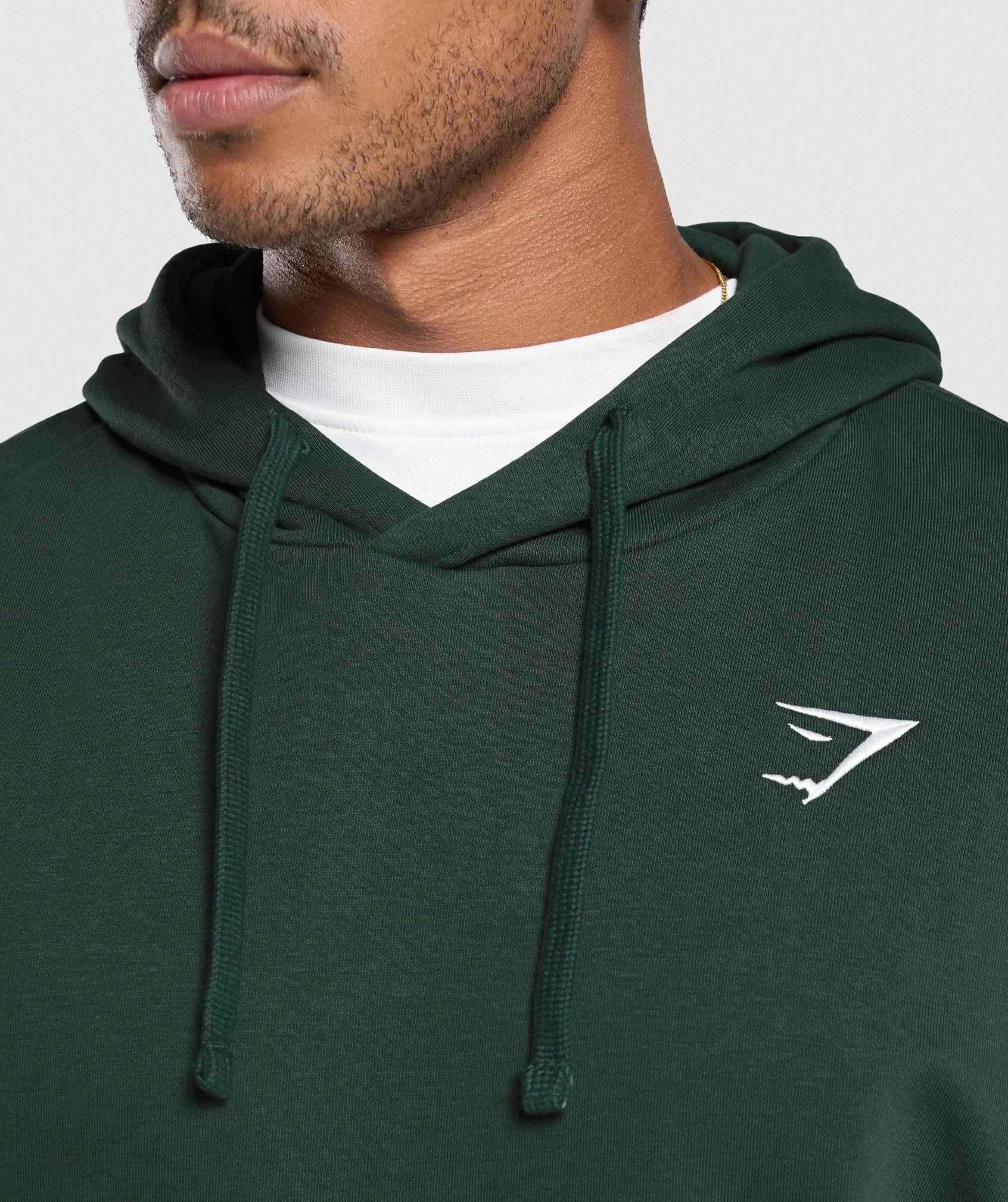 Gymshark Crest Oversized Hoodie - Victory Green sold by Gymshark product image thumbnail 5