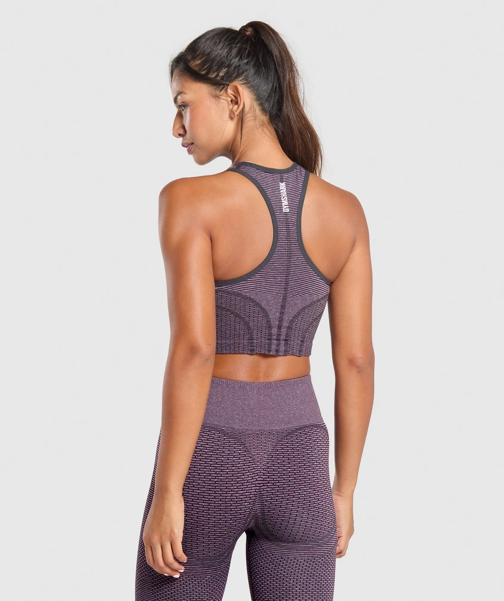 Gymshark Sport Seamless Cropped Tank - Magenta Purple/Dolly Pink sold by Gymshark product image thumbnail 2