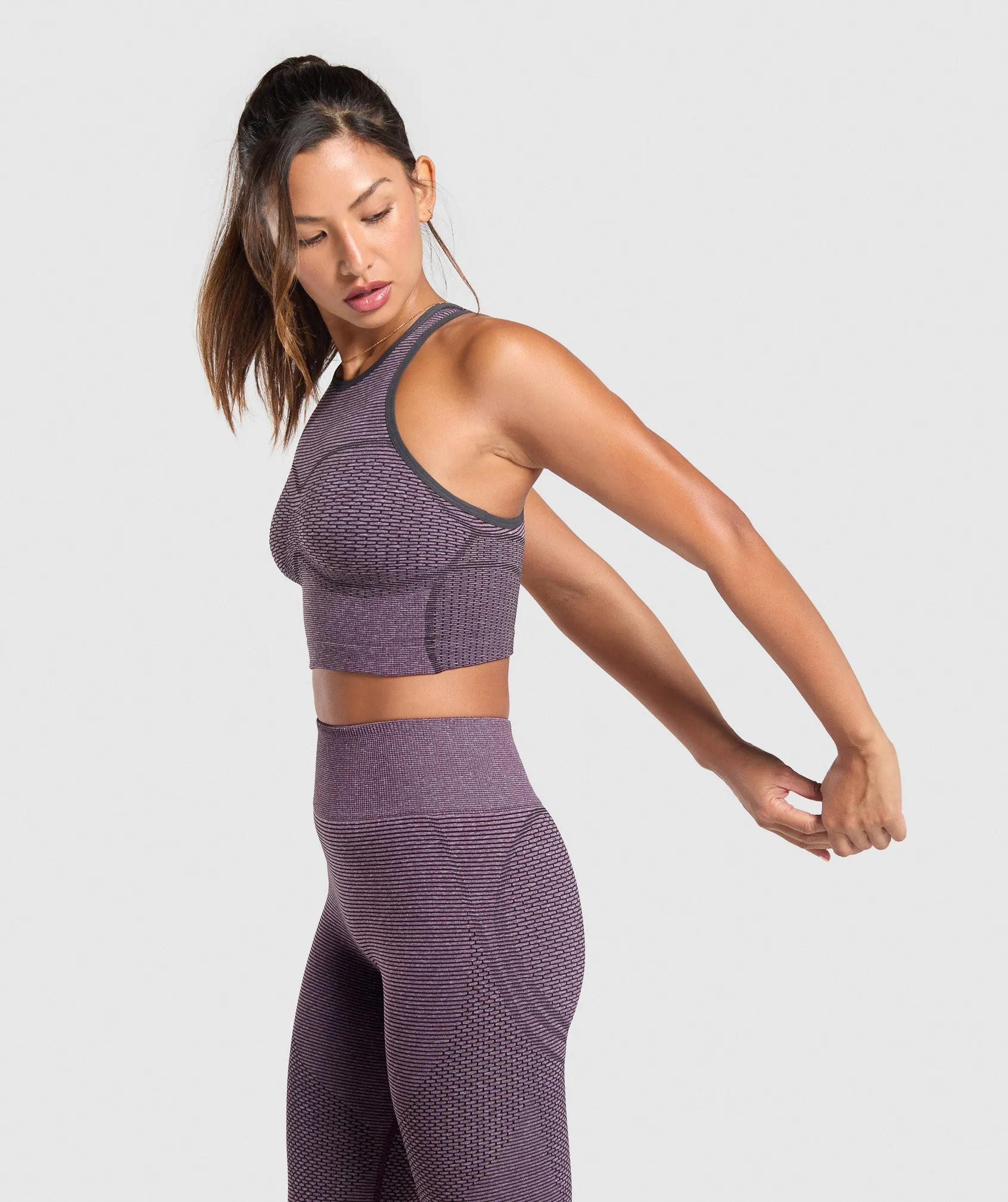 Gymshark Sport Seamless Cropped Tank - Magenta Purple/Dolly Pink sold by Gymshark product image thumbnail 5