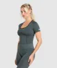 Gymshark Sport Seamless Midi Top - Victory Green/Discipline Green sold by Gymshark