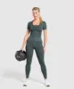 Gymshark Sport Seamless Midi Top - Victory Green/Discipline Green sold by Gymshark
