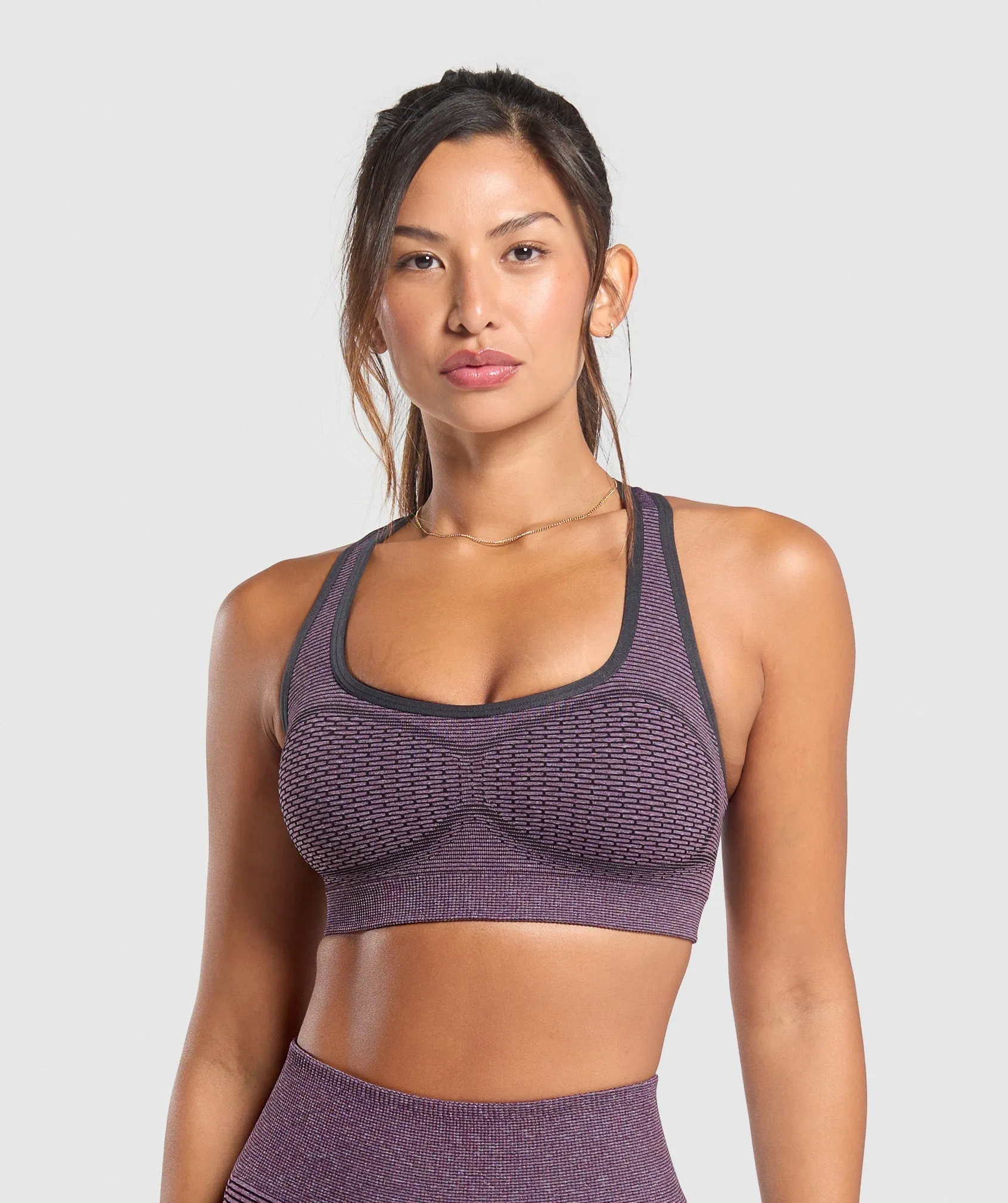 Gymshark Sport Seamless Sports Bra - Magenta Purple/Dolly Pink sold by Gymshark product image thumbnail 2
