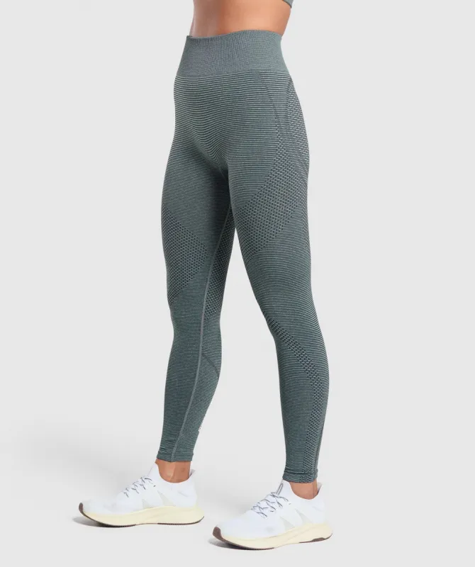 Gymshark Sport Seamless Leggings - Victory Green/Discipline Green sold by Gymshark