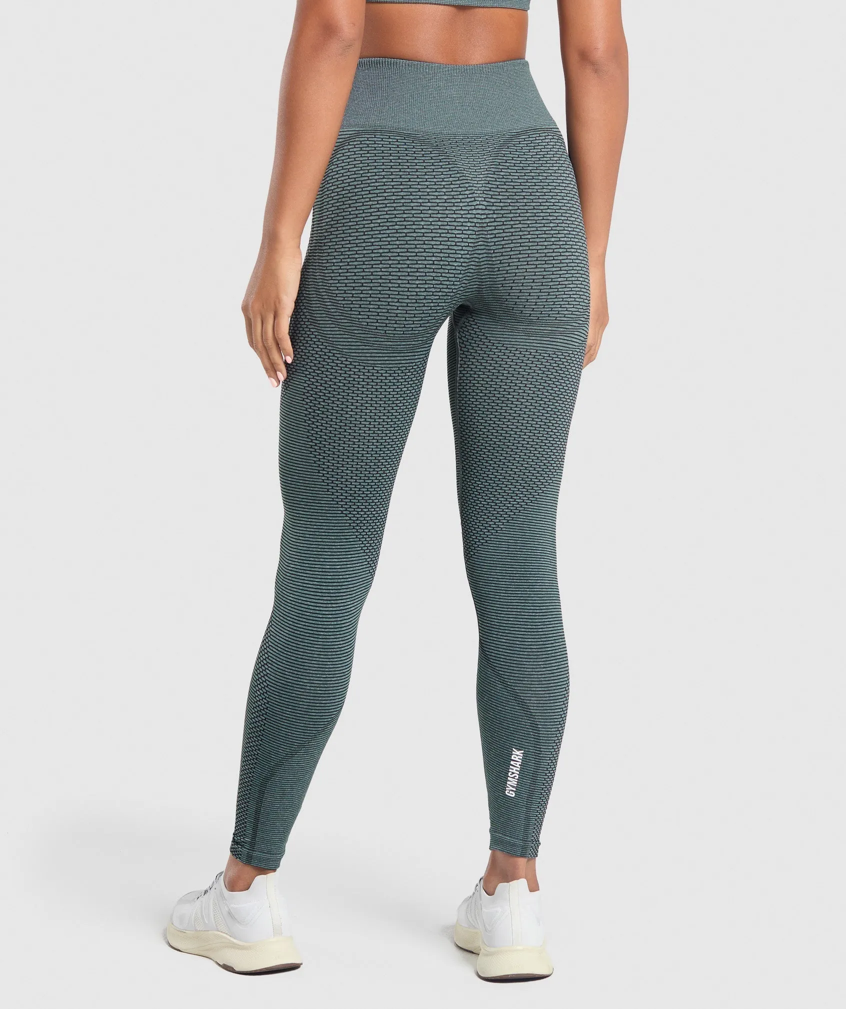 Gymshark Sport Seamless Leggings - Victory Green/Discipline Green sold by Gymshark product image thumbnail 3