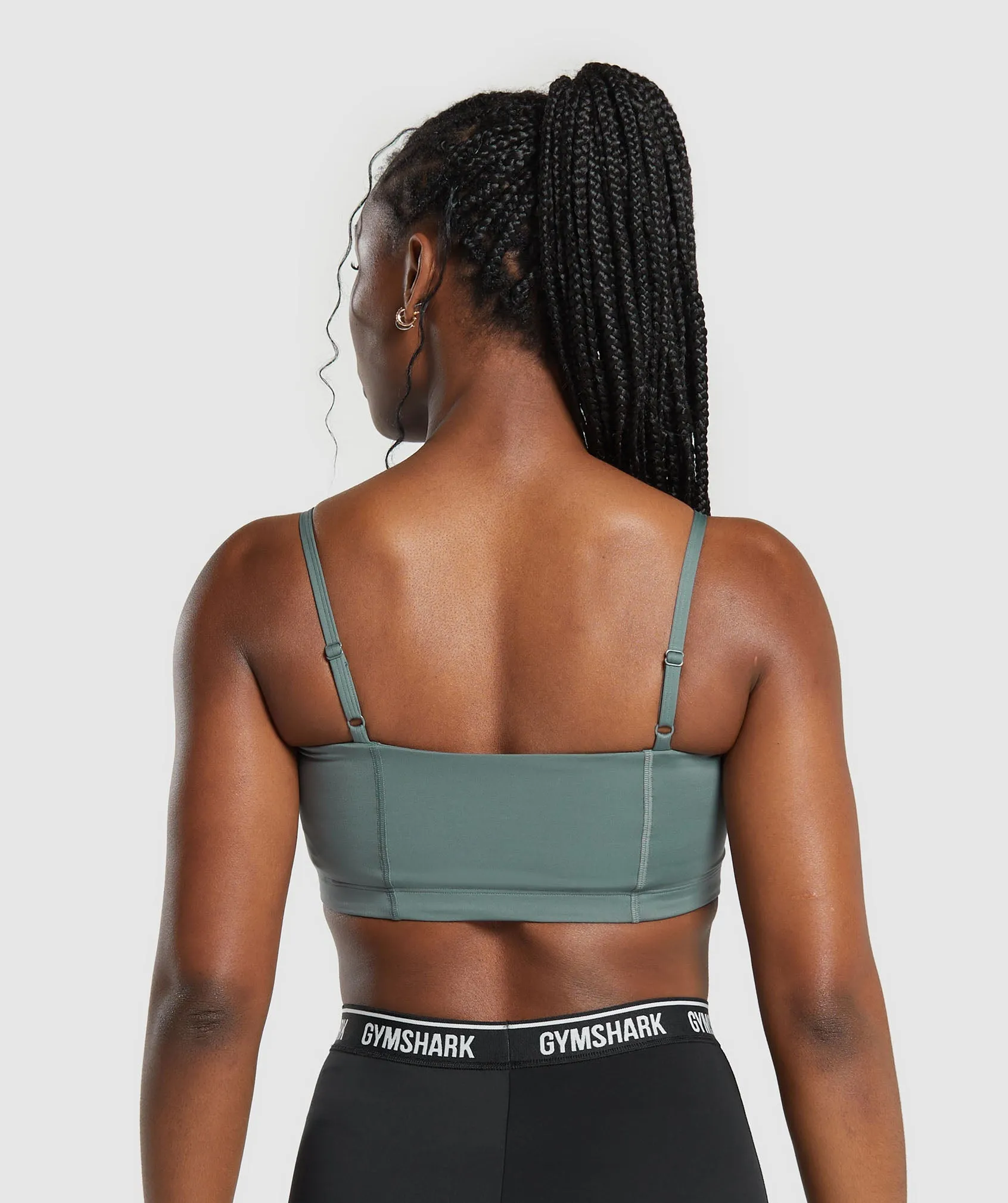 Gymshark Bandeau Sports Bra - Cargo Teal sold by Gymshark product image thumbnail 2