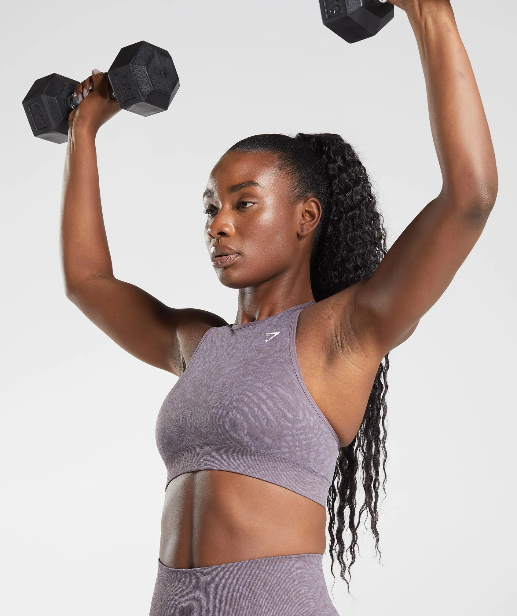 Gymshark Adapt Animal Seamless Sports Bra - Wild | Musk Lilac sold by Gymshark product image thumbnail 5