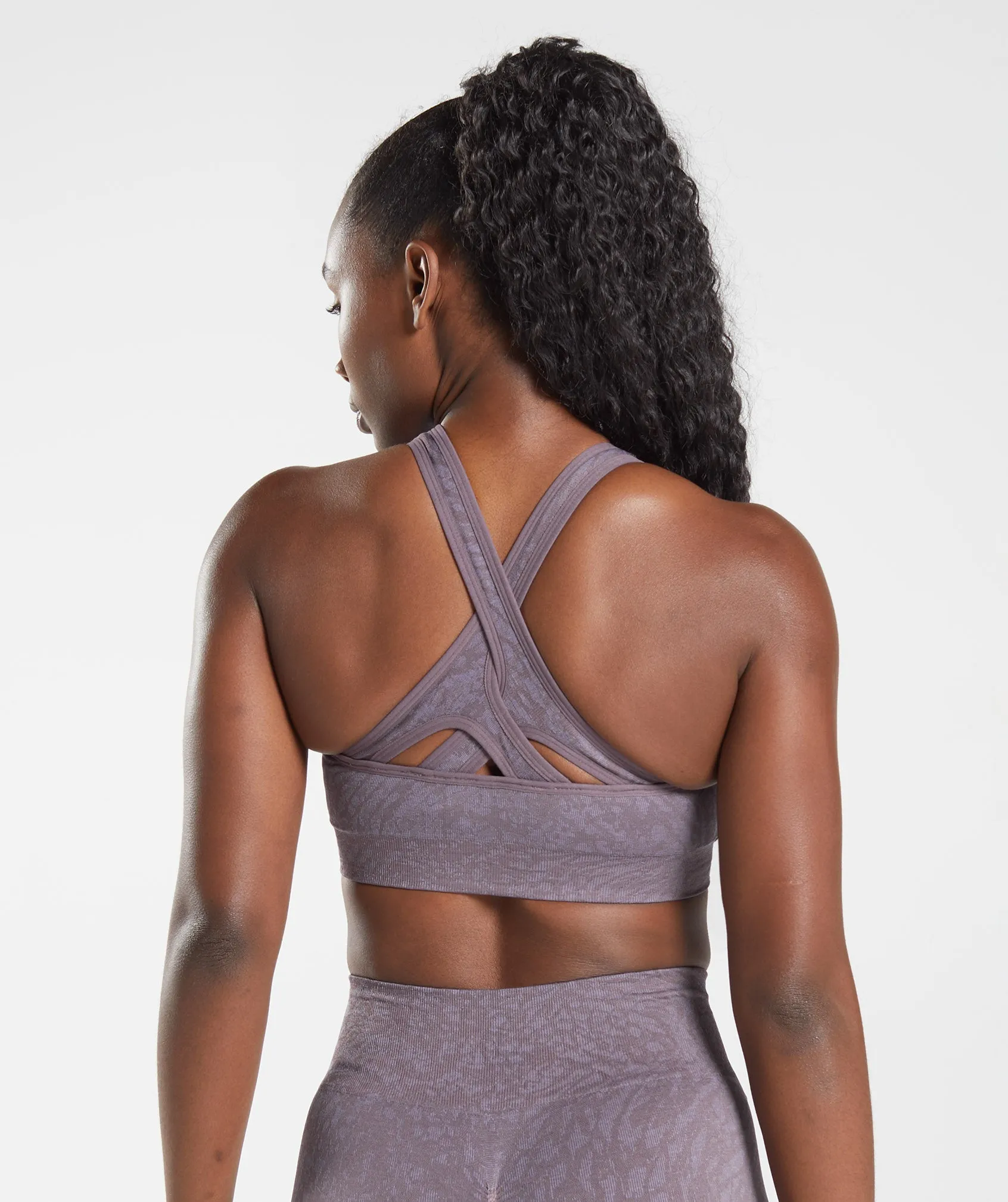 Gymshark Adapt Animal Seamless Sports Bra - Wild | Musk Lilac sold by Gymshark product image thumbnail 3