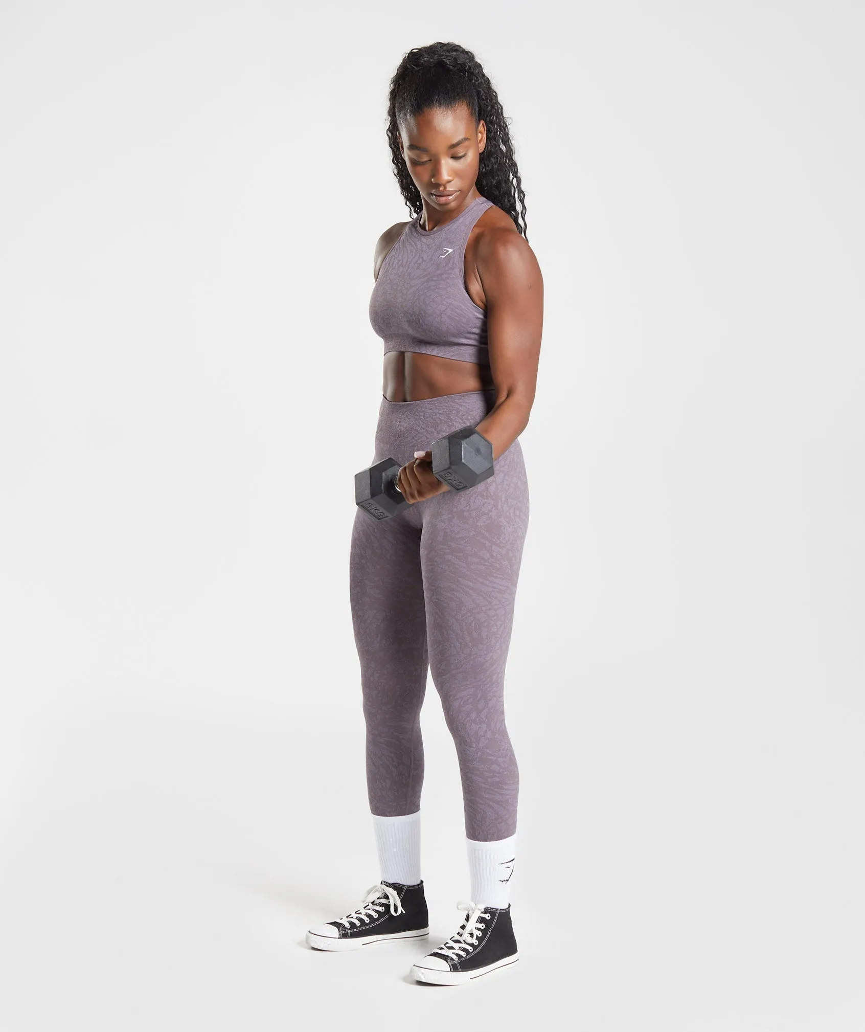 Gymshark Adapt Animal Seamless Sports Bra - Wild | Musk Lilac sold by Gymshark product image thumbnail 4