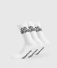 Gymshark Lift Heavy Crew 3pk - White sold by Gymshark